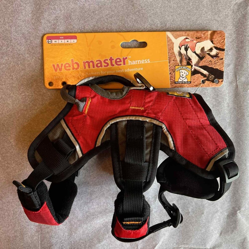 Ruffwear XXS Web Master Harness in Red - NWT